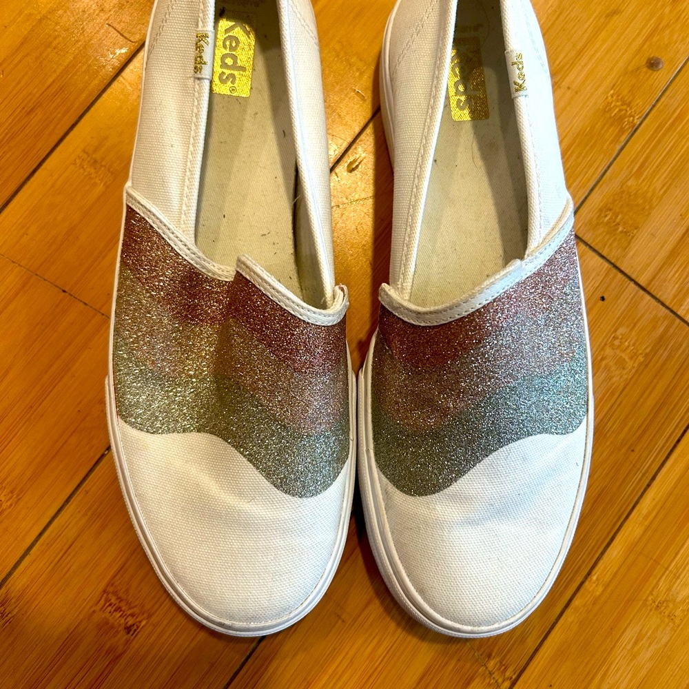 Keds Slip On Glitter Tennis Shoe Gem